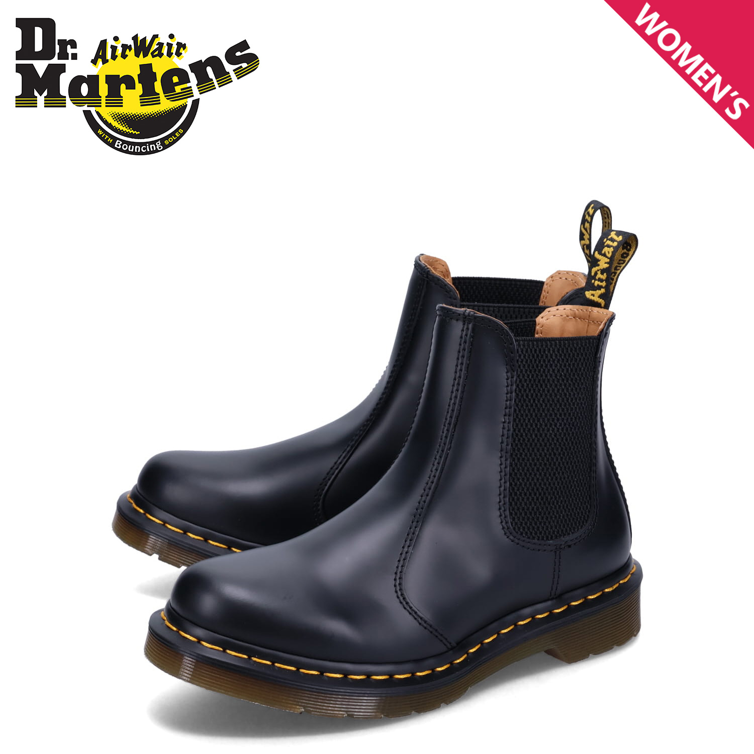 Dr. Martens AirWair チェルシーブーツ 黒 Dr.Martens ドクターマーチン チェルシーブーツ サイドゴア