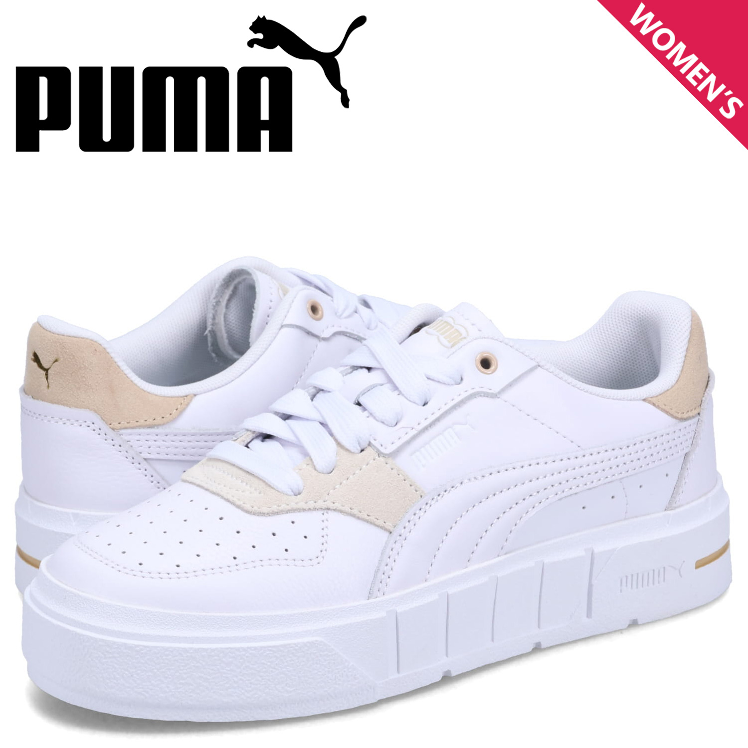 楽天市場】PUMA プーマ スニーカー カリ コート パテント レディース