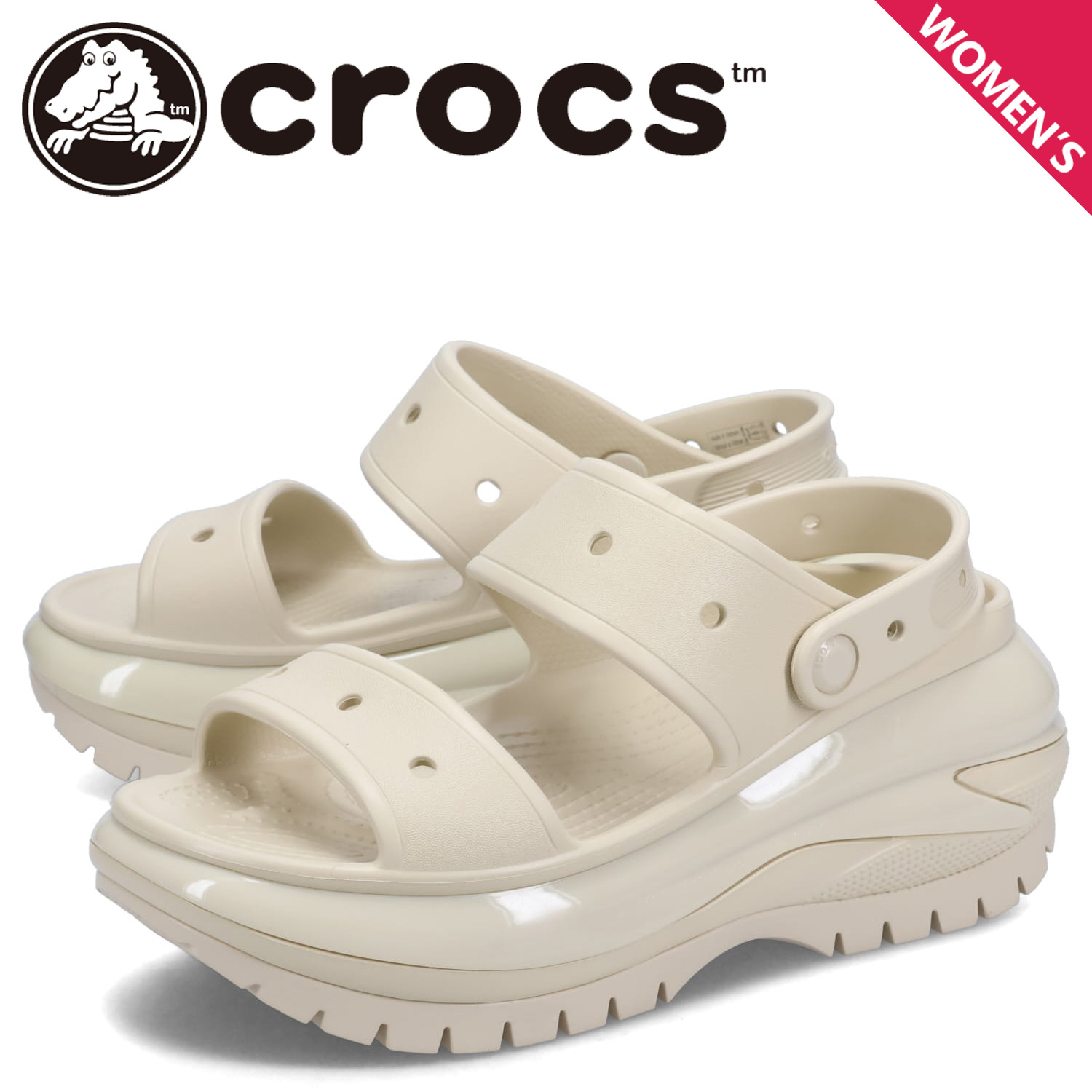 楽天市場】クロックス crocs サンダル クラシック メガ