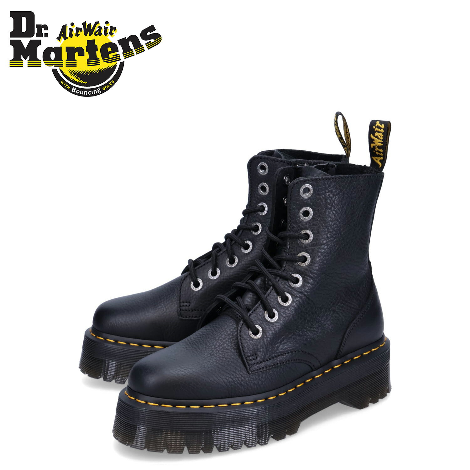 【楽天市場】【 最大1000円OFFクーポン配布中 】 ドクターマーチン Dr.Martens 10ホール ブーツン シューズ ベサン ジェイドン ハイ  メンズ レディース 厚底 ファスナー付き JADON HI ブラック 黒 25565001 : スニークオンラインショップ