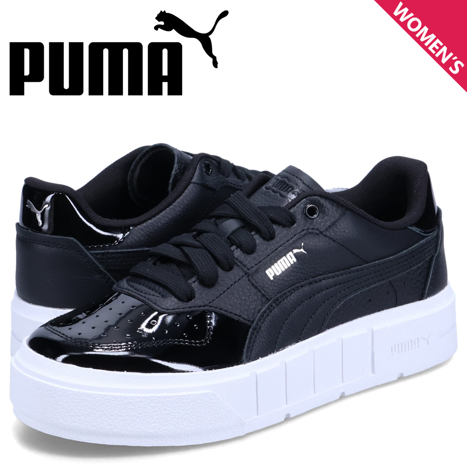 楽天市場】PUMA プーマ シューズ BASKET PLATFORM PATENT PEACOAT