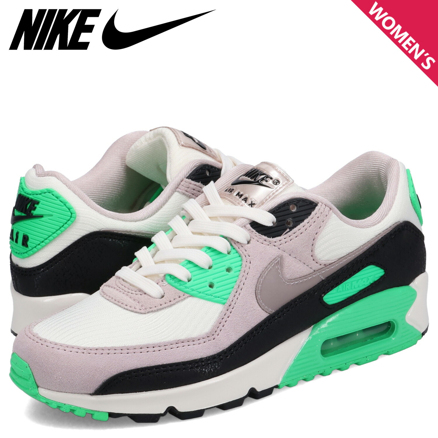 国内配送 NIKE W AIR MAX 90 P.VIOLET/SAIL-PHANTOM-VAPOR MAUVE FJ3208-001 Nike Air Max 90 Platinum Violet Sail Phantom