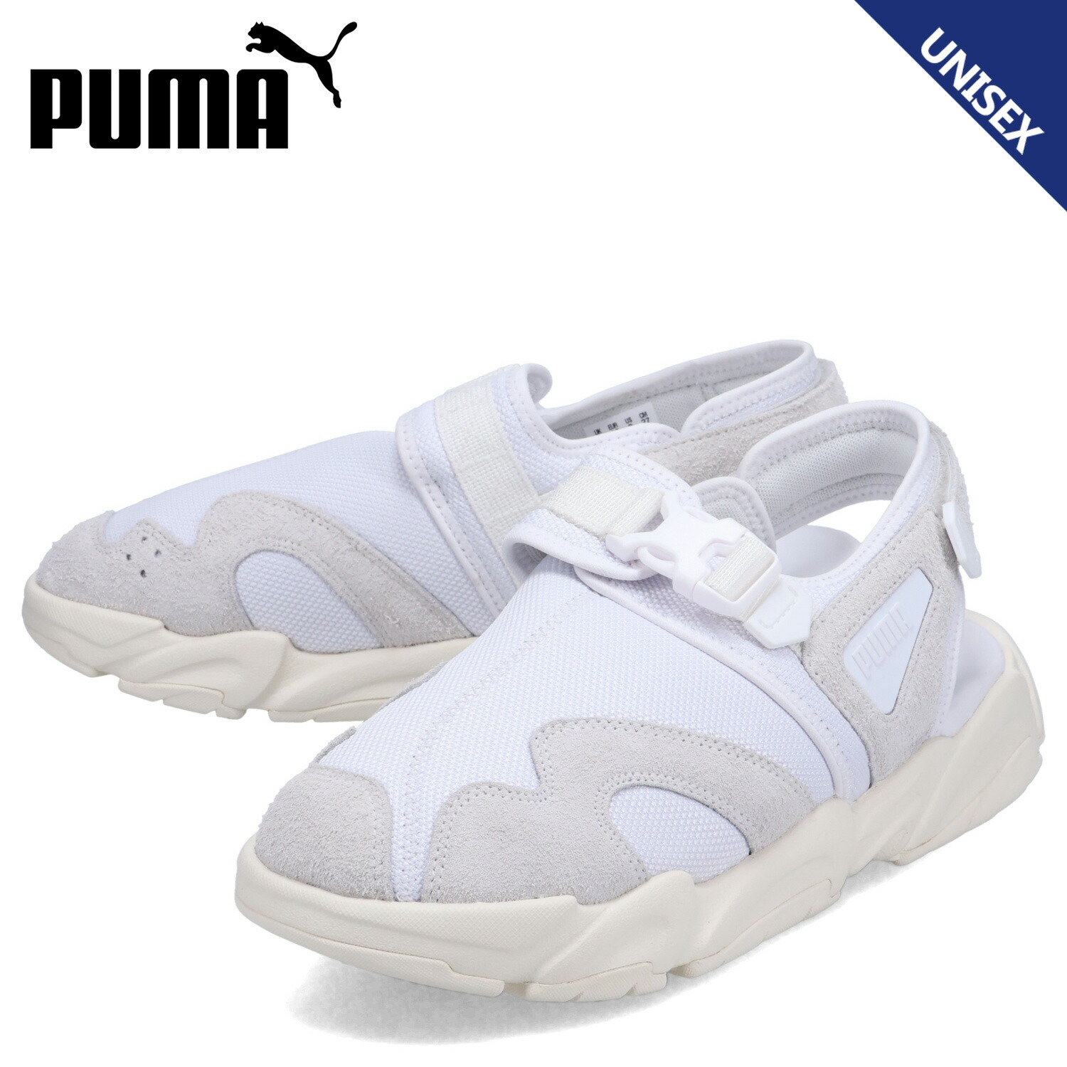 PUMA プーマ サンダル スポーツサンダル TS-01 ニュー マテリアル メンズ レディース TS-01 NEW MATERIAL SANDAL ホワイト 396484-01 puma-396484-01_r.jpg