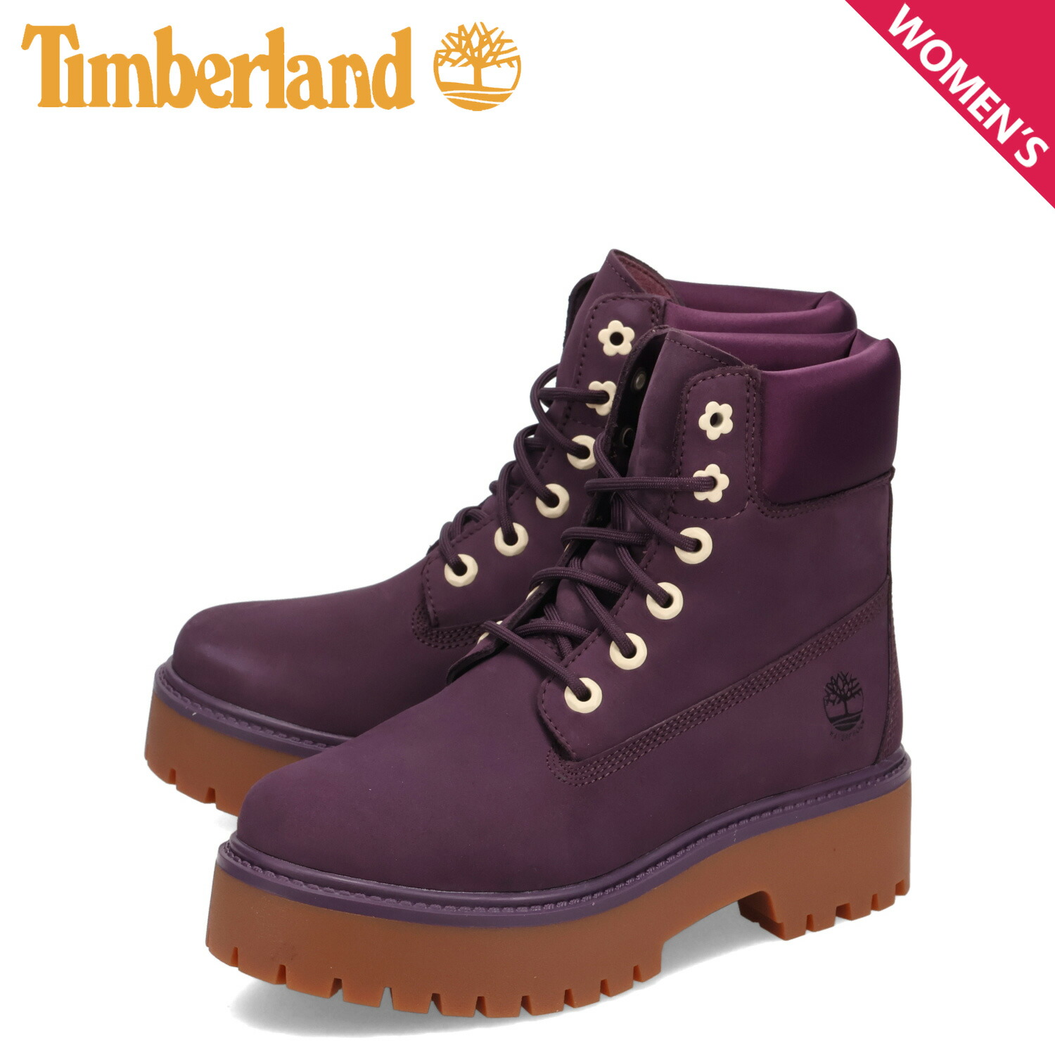 希少！激レア！早い者勝ち☆ティンバーランドピンク色 正規品 Timberland ティンバーランド 6インチ プレミアム ブーツ モノ