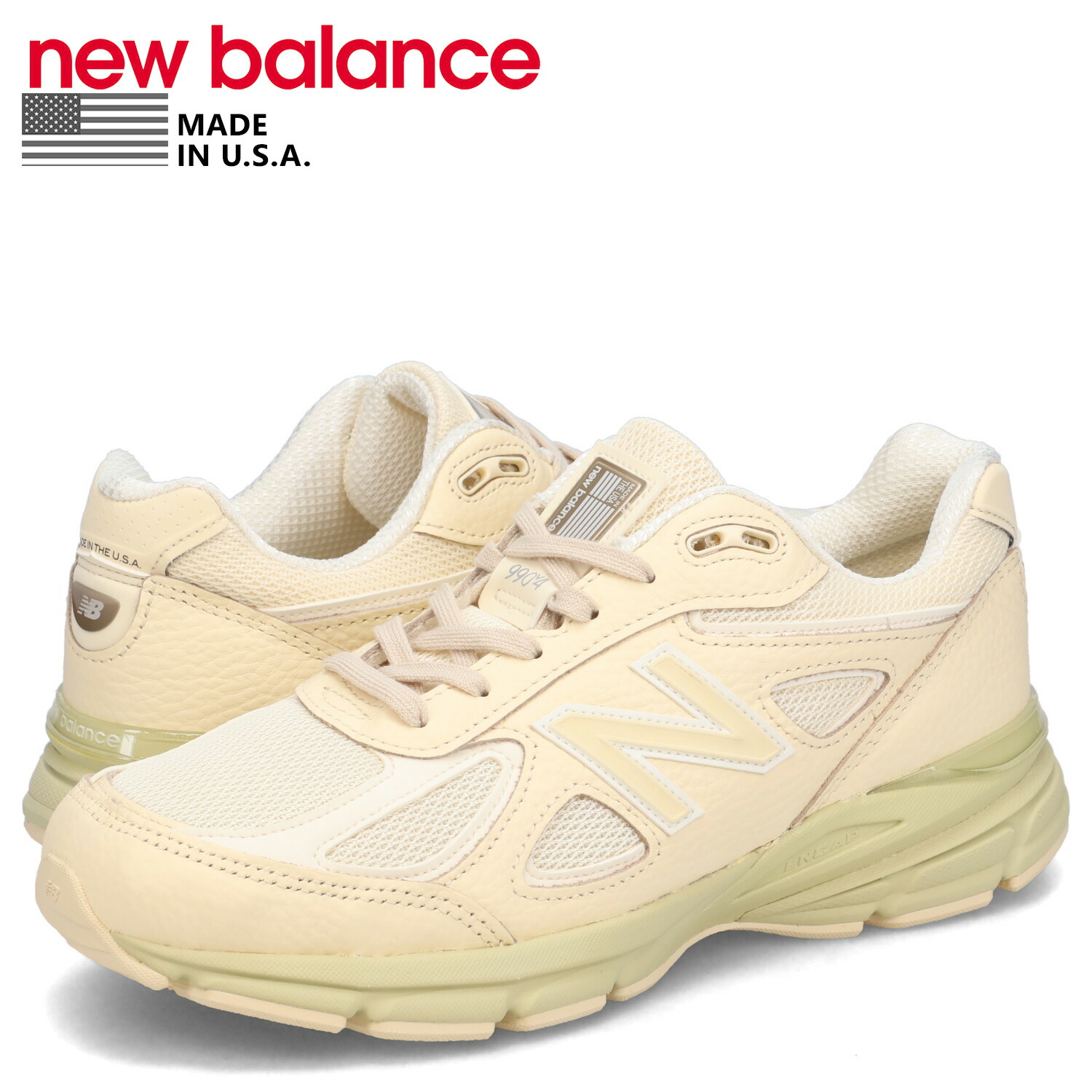 送料込 new balance M990SS6 ホワイト/ベージュ 楽天市場】new balance ニューバランス 990 V6 スニーカー