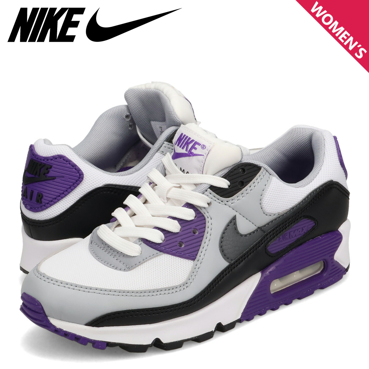 楽天市場】NIKE AIR MAX 90 LTR GS WHITE/WHITE 833412-100