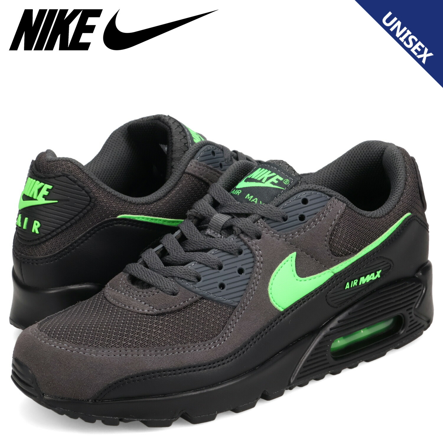 NIKE AIRMAX 90 DM0029-015 グリーン ブラック　26.0 楽天市場】NIKE AIR MAX 90 ナイキ エア マックス 90 スニーカー