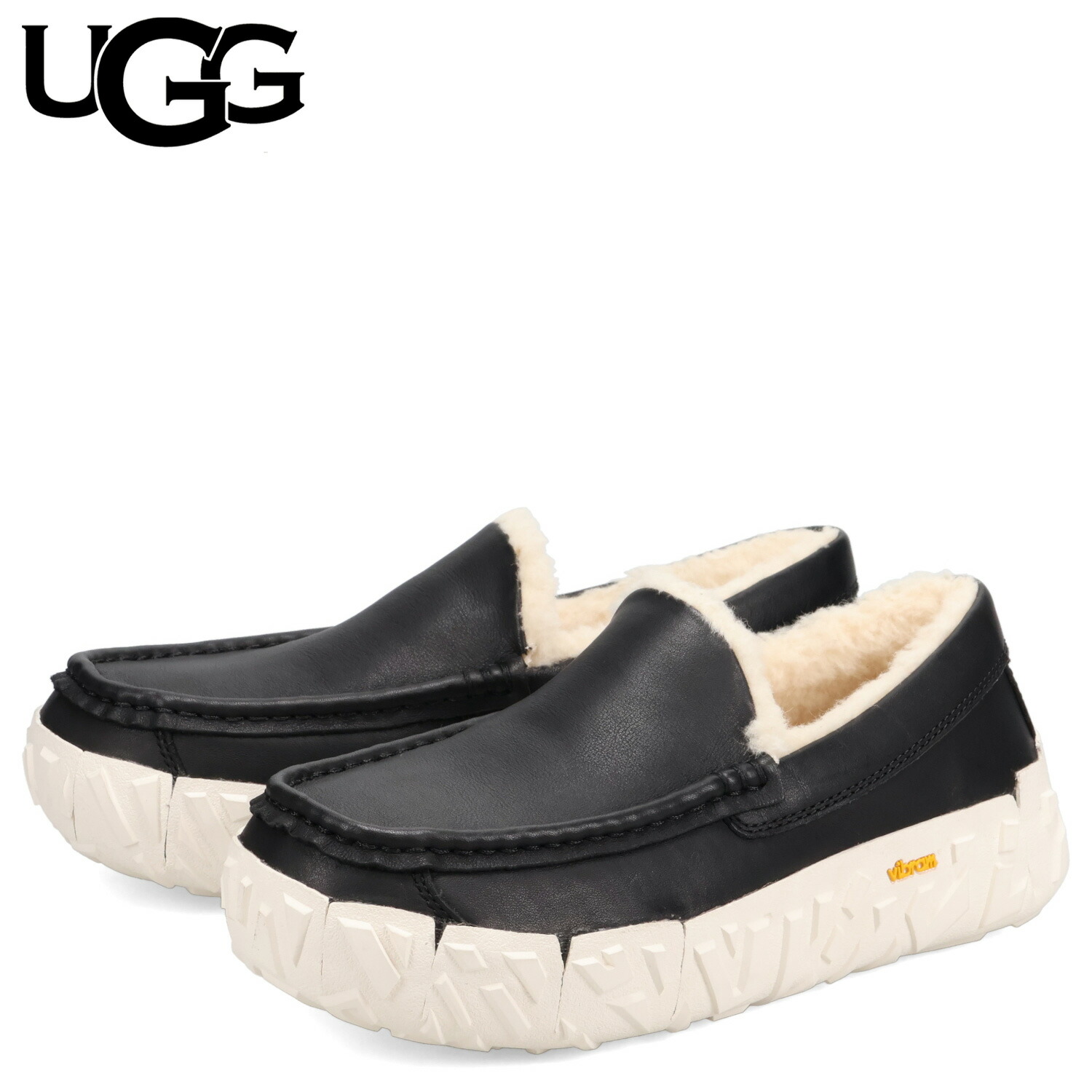 楽天市場】UGG ASCOT WRAP TECH NOIR アグ スリッポン ローファー