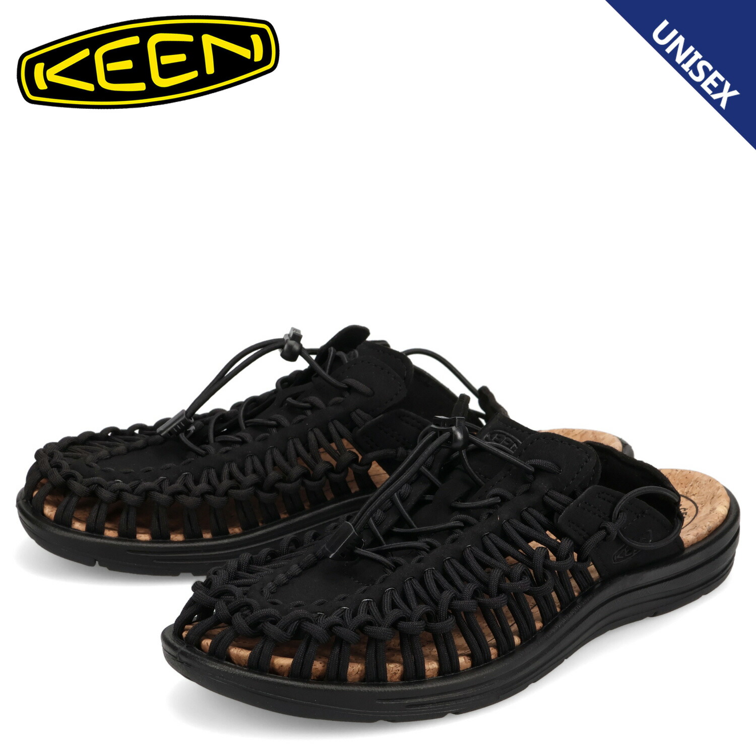 KEEN キーン サンダル スポーツサンダル ユニーク メンズ レディース UNEEK ブラック 黒 1030680