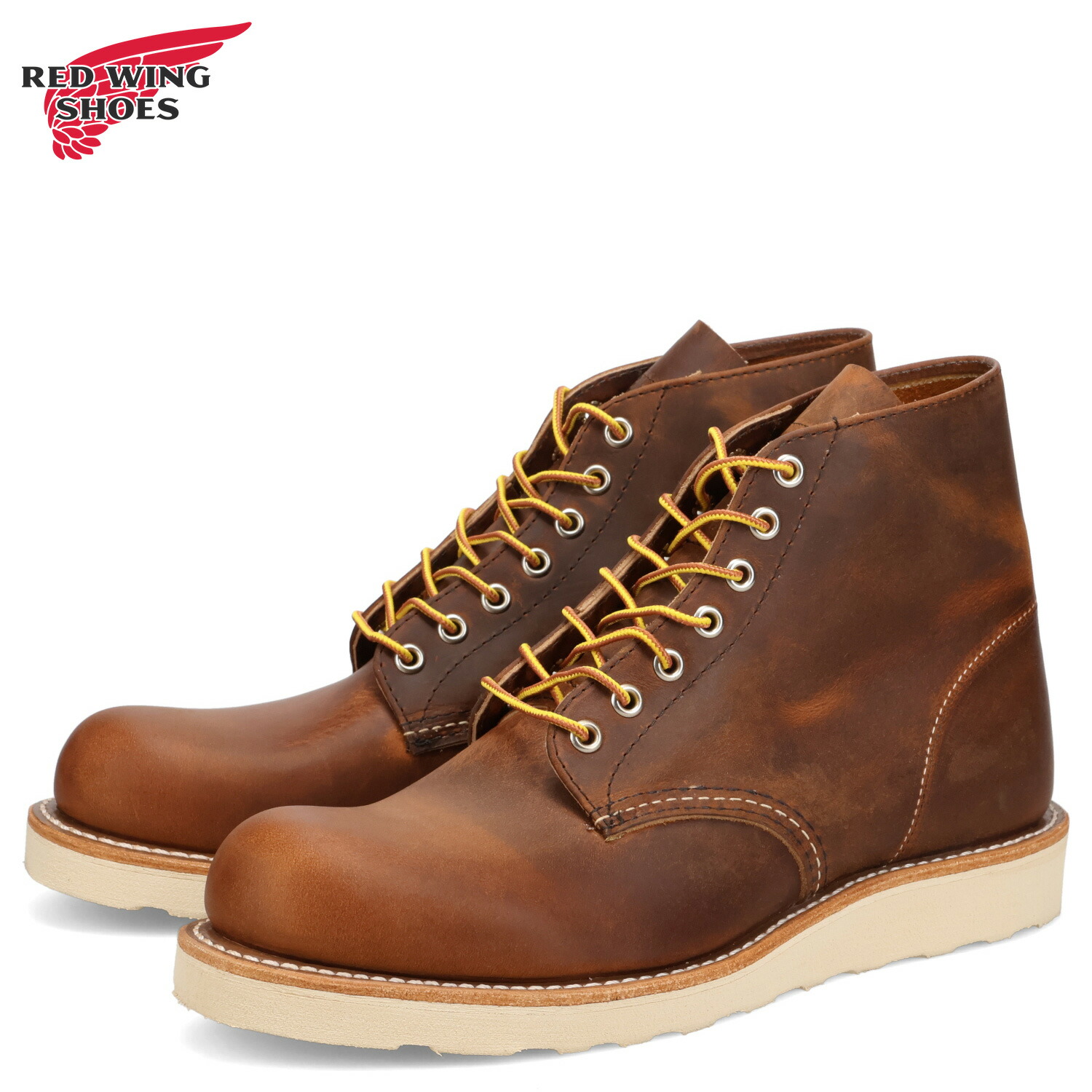 レッドウィング RED WING 6インチ クラシックラウンド ブーツ メンズ Dワイズ USA製 6-INCH CLASSIC ROUND ブラウン 9111