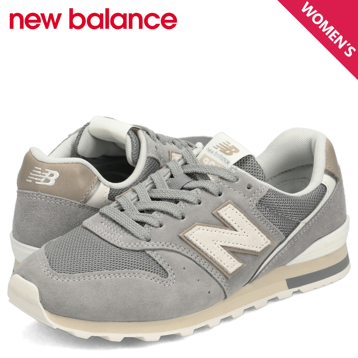 ニューバランス new balance 996 スニーカー レディース Dワイズ グレー W99617J 母の日