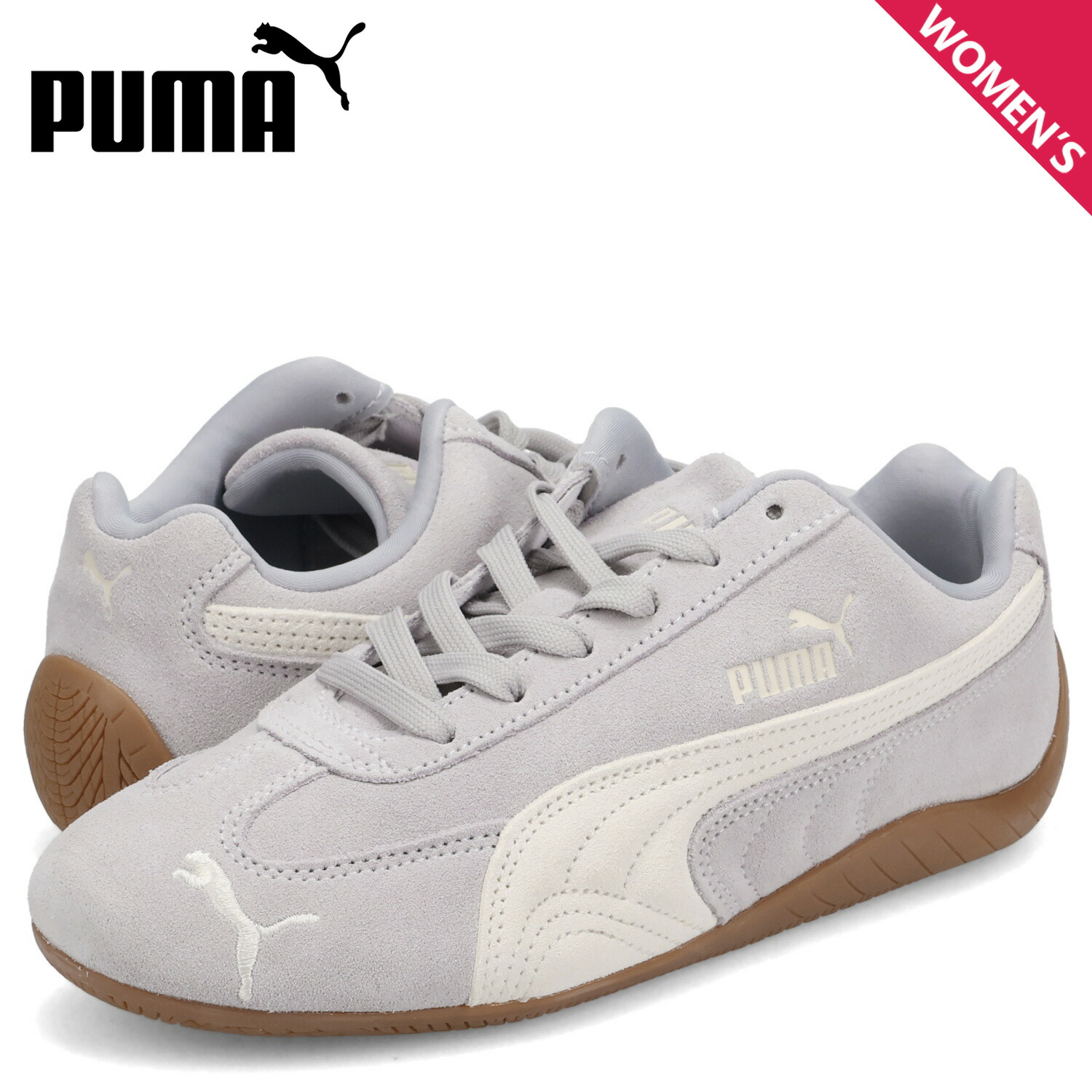 PUMA プーマ スピードキャット OG スニーカー レディース SPEEDCAT OG シルバー 398846 母の日