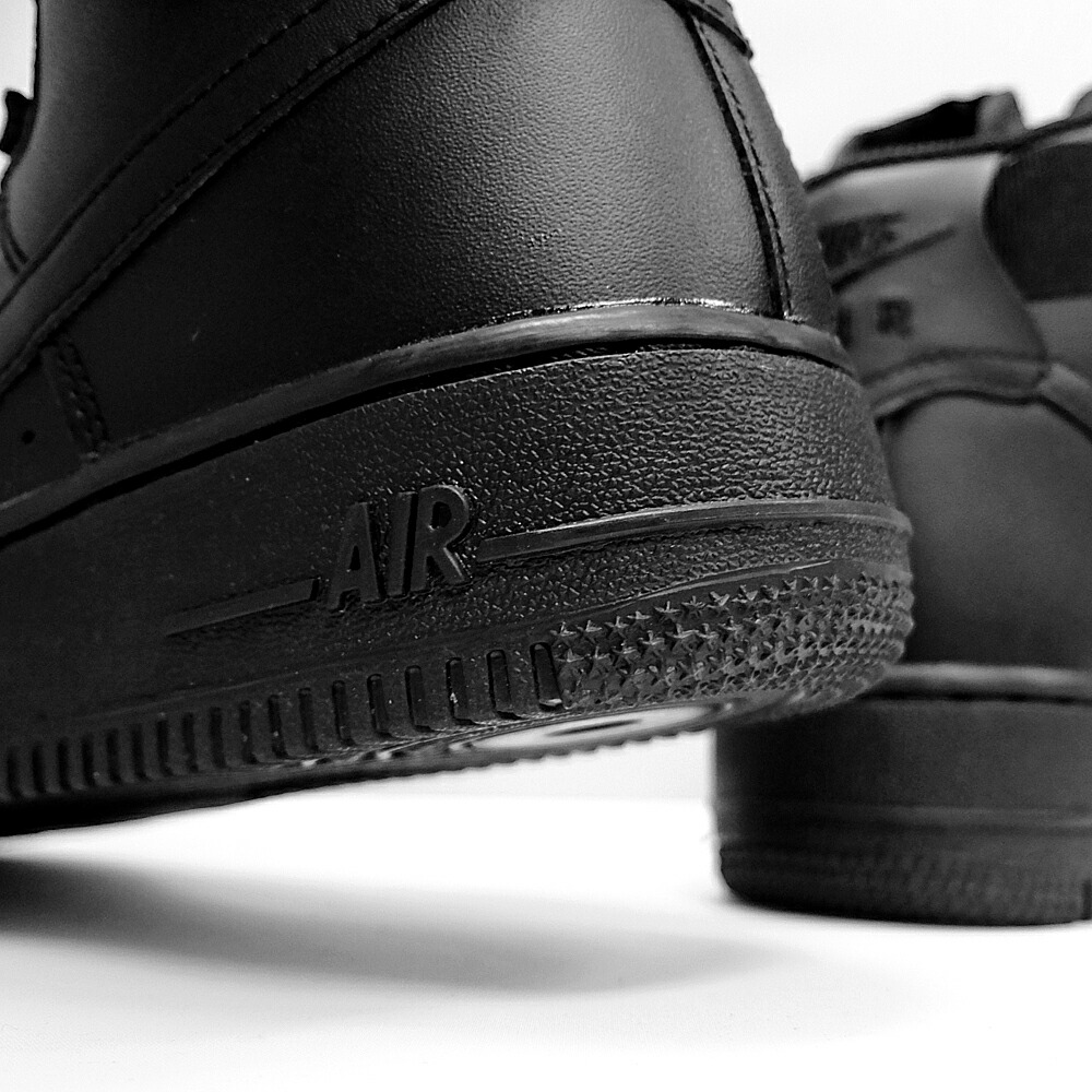 SNEAKER BOUZ | Rakuten Global Market: NIKE AIR FORCE 1 HI ' 07 315121-032 TRIPLE BLACK Nike Air 
