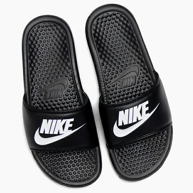 NIKE BENASSI JDI 343880 090 Black White 100 JUST DO IT Sandals Ladys Men Rest Room Slippers Beach NIKE BENASSI JDI 343880 090 Black White 100 JUST DO IT Sandals Ladys Men Rest Room Slippers Beach