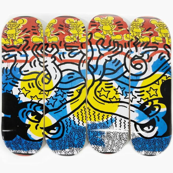 KEITH HARING キースヘリング展 限定 トランプ 2デッキセット MDS BtoB |#アートプリントジャパン トランプ キ-スヘリング