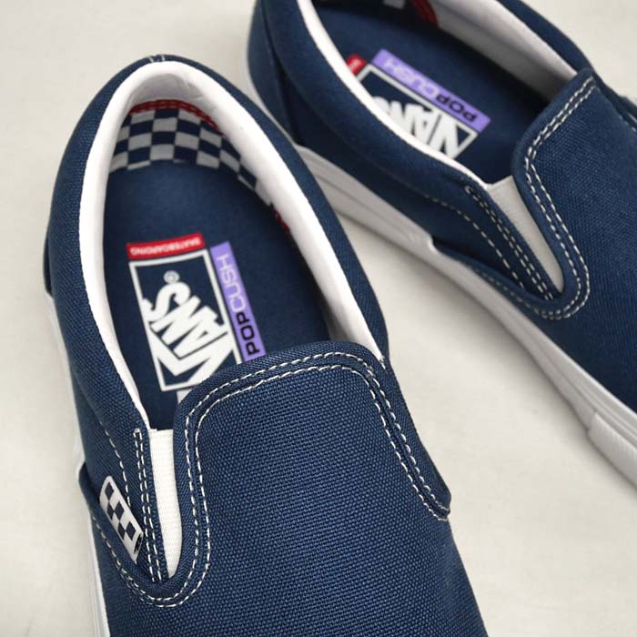 送料無料キャンペーン Vans Skate Slip On Vn0a5fcaddn バンズ スケートスリッポン ダークデニム メンズ ヴァンズ スニーカー スケシュ スリッポン ネイビー キャンバス プロ Pro Usa企画 Tsujide Co Jp