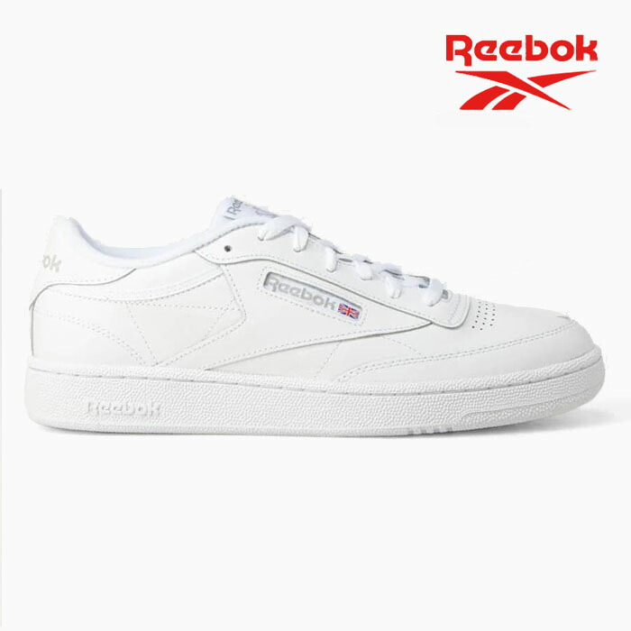 【最強配送】リーボック メンズ スニーカー クラブシー85 REEBOK CLUB C 85 100000154 白 レザー クラシック 定番 本革