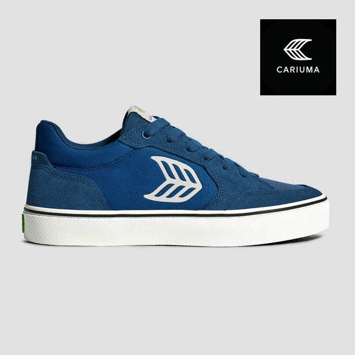 CARIUMA カリウマ スケートボードシューズ スニーカー VALLELY PRO メンズ 青 ヴィーガンスエード バレリー プロ MYSTERY BLUE/OFF-WHITE 421409U26|スニーカー 坊主