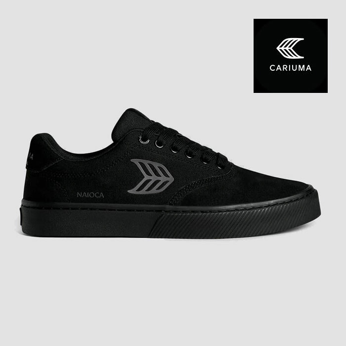 CARIUMA カリウマ スケートボードシューズ スニーカー NAIOCA PRO メンズ オールブラック 黒 グレー スエード ナイオカ プロ ALL BLACK/ASH GREY 511707B30|スニーカー 坊主