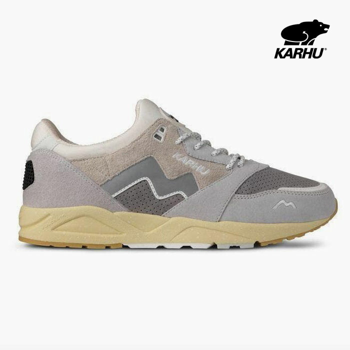 カルフ スニーカー メンズ レディース アリア95 KARHU ARIA 95 F803117 グレー ローカット スエード メッシュ画像
