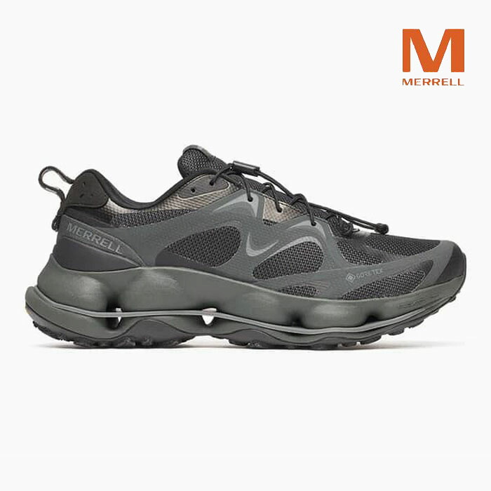 メレル ハイキングシューズ スピード アーク マティス ゴアテックス MERRELL SPEED ARC MATIS GTX J038253 メンズ 黒 防水 透湿 軽量 ビブラムソール Vibram|スニーカー 坊主