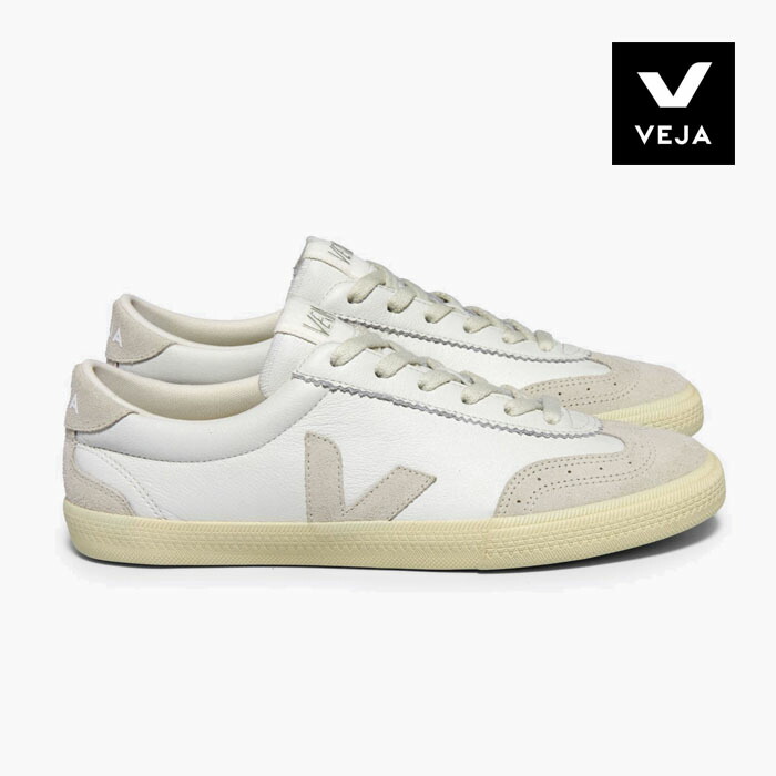 VEJA スニーカー レディース VOLLEY LEATHER WHITE NATURAL レザー 白 ベージュ VO203852