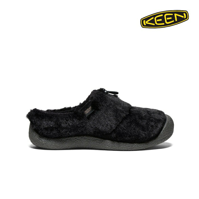 【最強配送】キーン ハウザー スライド 3 レディース KEEN HOWSER III SLIDE 1029436 ルームシューズ オフィスシューズ 黒 サンダル ボア