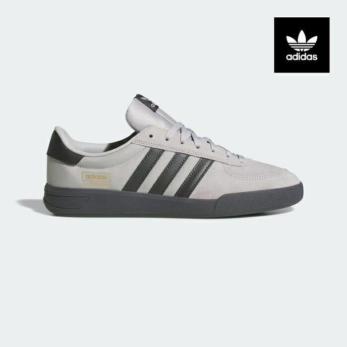 アディダス スニーカー グレンバーン ADIDAS SKATEBOARDING GLENBURN HP3513 グレー ローカット スエード ナイロン スケートボード ADIDAS SB
