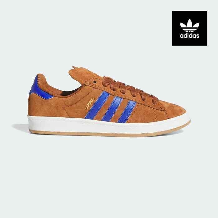 アディダス スケシュー キャンパス メンズ スニーカー ADIDAS SKATEBOARDING CAMPUS 90S ADV KI5726 茶色 青 スエード スケートボードシューズ スケボーシューズ
