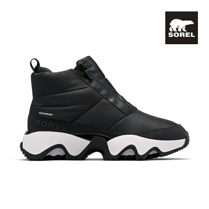 【最強配送】ソレル レディース ブーツ SOREL KINETIC IMPACT PUFFY ZIP WP 黒 冬 スノーブーツ キネティック インパクト 防水 NL5044 012 12,496円