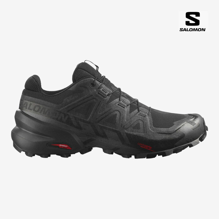【先着LINE友だち限定500円OFF】【毎日発送】サロモンスニーカートレイルランニングシューズゴアテックスメンズレディースSALOMONSPEEDCROSS6GORE-TEXM/L41738600W/L41743400スピードクロス6防水透湿軽量トレランシューズハイキングシューズ黒