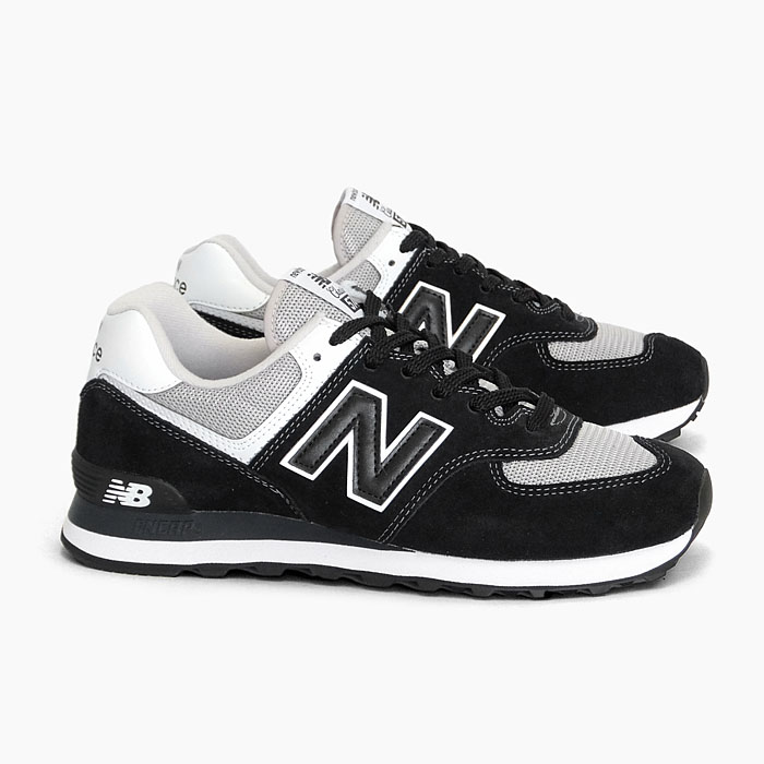 楽天市場 25 Off ニューバランス 574 メンズ スニーカー Newbalance Ml574ssn ブラック グレー ランニングシューズ M574 スニーカー 坊主