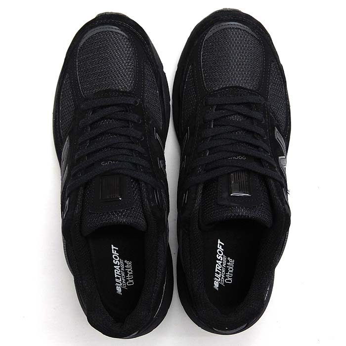生まれのブランドで 並行輸入品 New Balance M990bb5 D ニューバランス 990 V5 オールブラック スニーカー メンズ スエード 黒 半額 Stellabarros Com Br