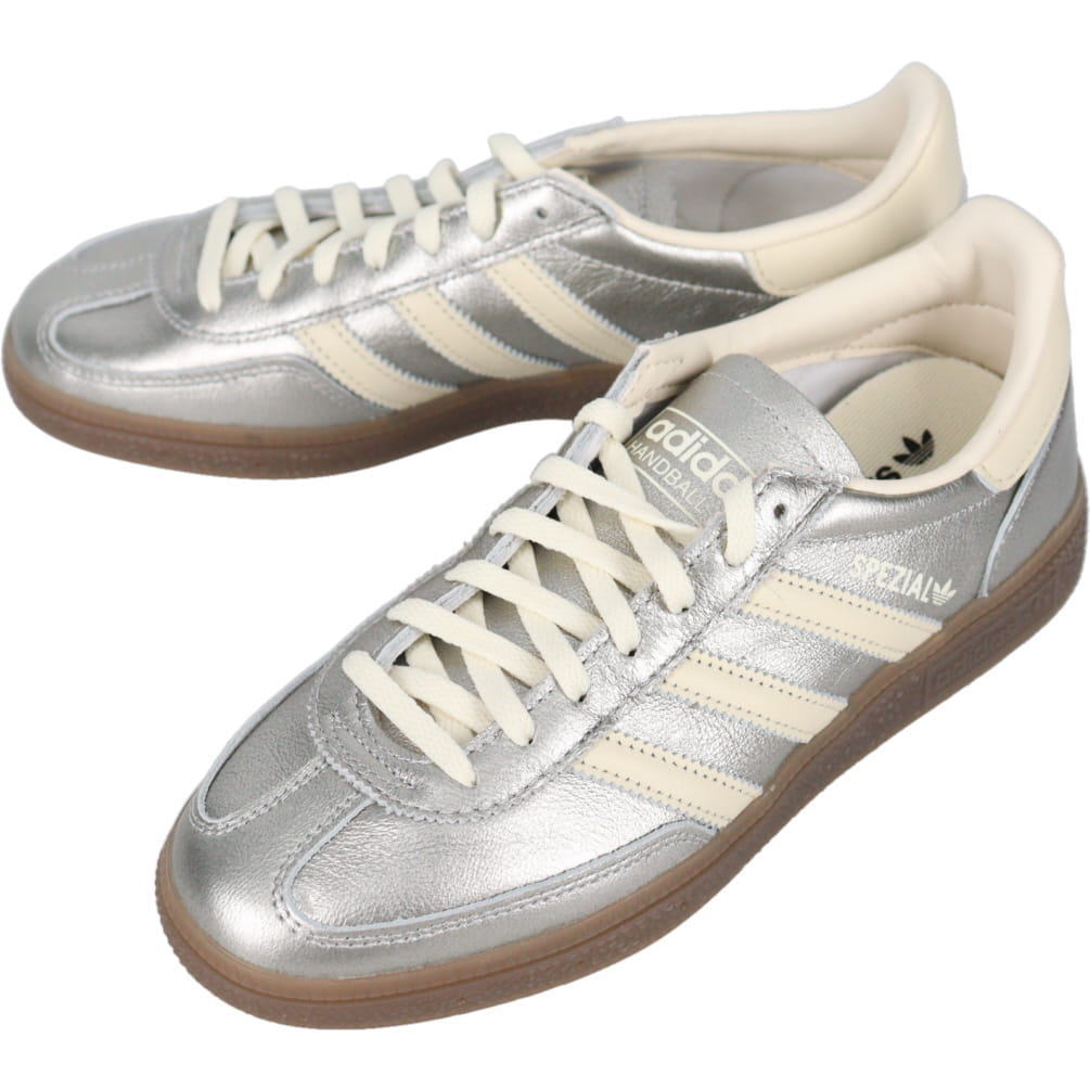 ４月限定！最大全額ポイント還元※要エントリー アディダス adidas スニーカー ハンドボール スペツィアル ウィメンズ HANDBALL SPEZIAL W マットシルバー/クリームホワイト/ガム JS2630【GJON】