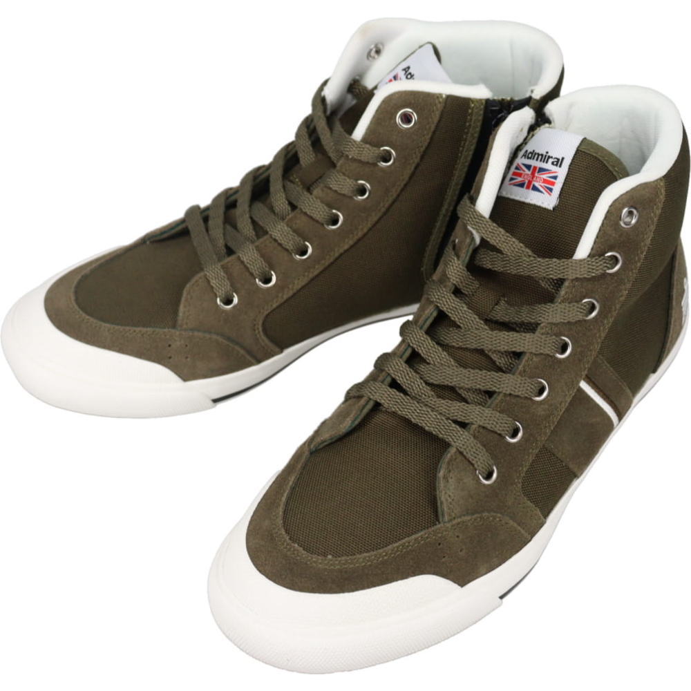 ４月限定！最大全額ポイント還元※要エントリー アドミラル Admiral スニーカー イノマーハイ INOMER HI カーキ Khaki AD603【GKOI】