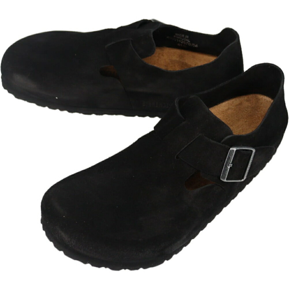 ４月限定！最大全額ポイント還元※要エントリー ビルケンシュトック BIRKENSTOCK サンダル ロンドン London ブラック 1028103 レギュラー幅【GJOH】