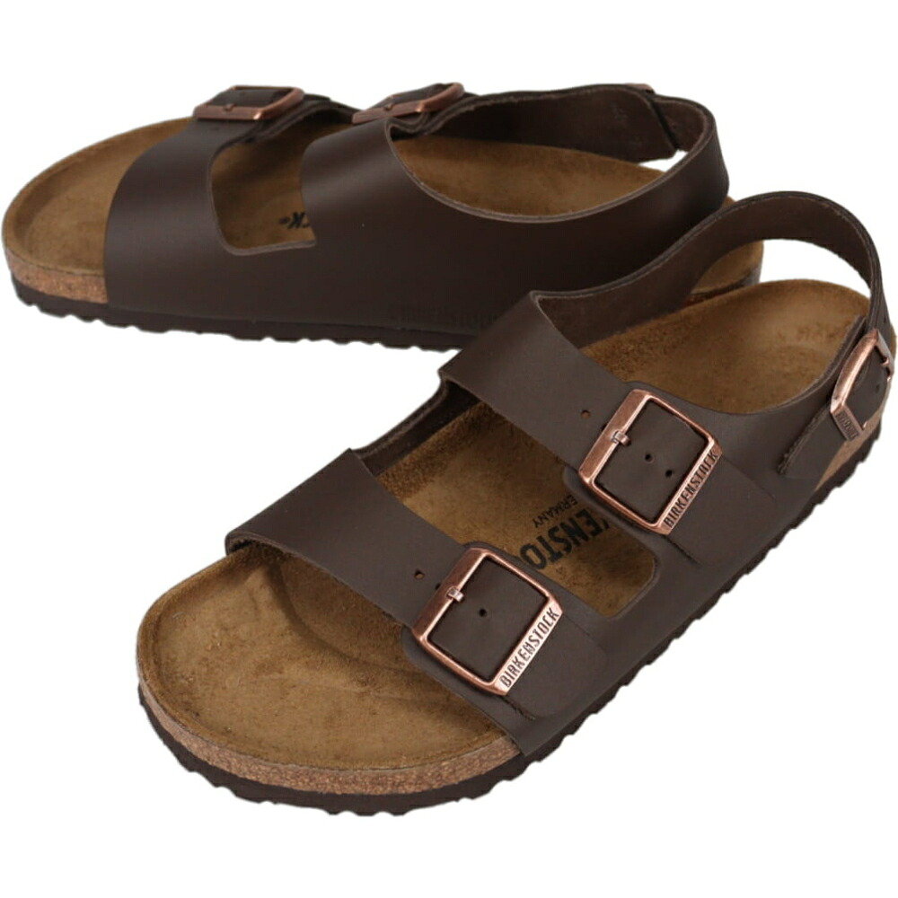 ４月限定！最大全額ポイント還元※要エントリー ビルケンシュトック BIRKENSTOCK サンダル ミラノ Milano ダークブラウン 0034101 レギュラー幅【GJOH】