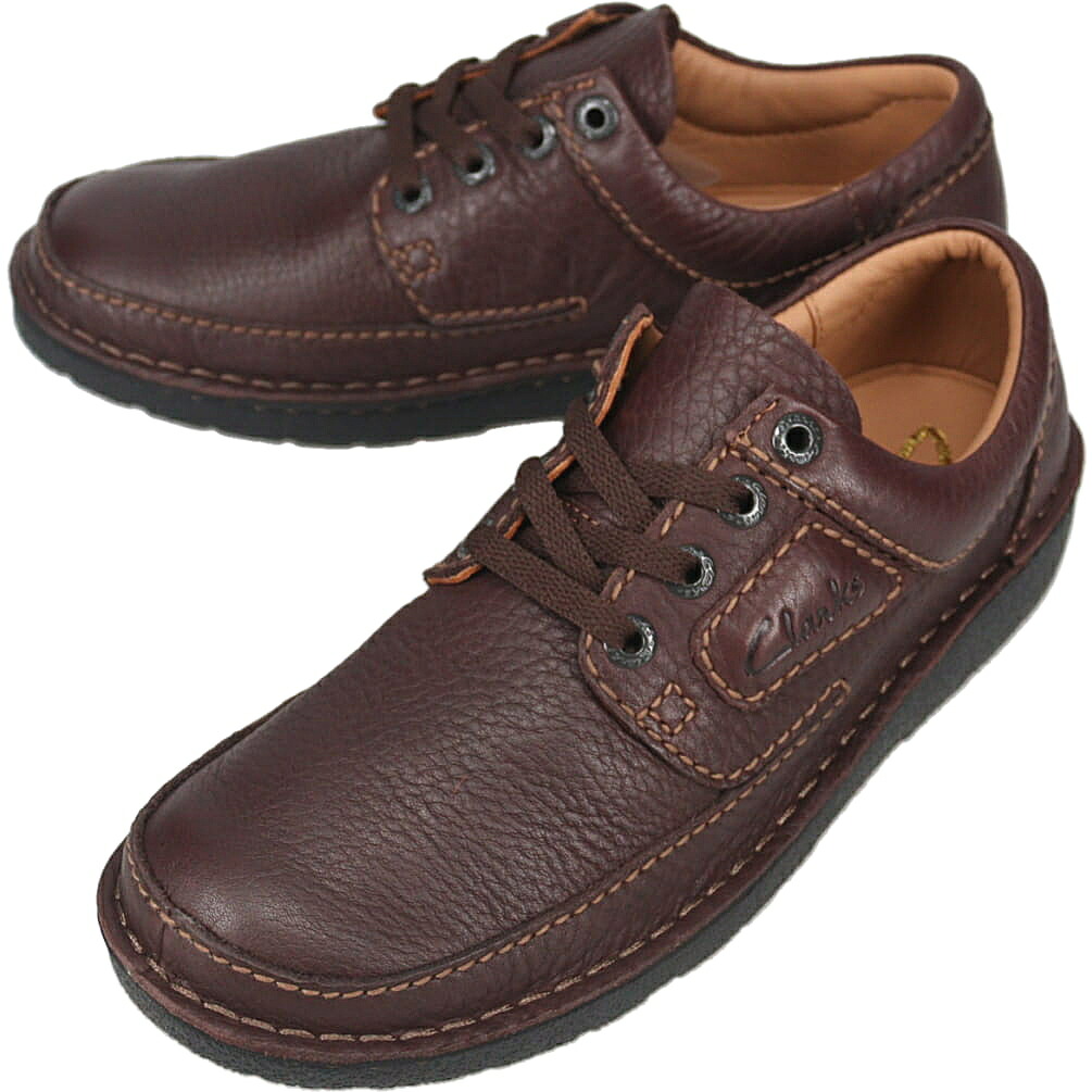 ４月限定！最大全額ポイント還元※要エントリー クラークス Clarks カジュアルシューズ ネイチャー ツー Nature II ブラウン 26142038【GKOG】