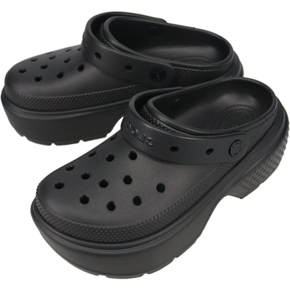 crocs CLASSIC MEGA CRUSH CLOG BLACK クロックス クラシック