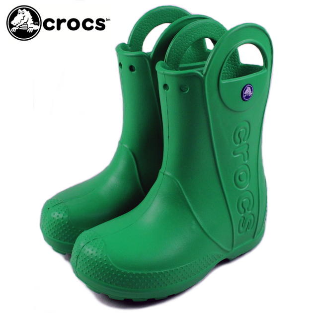 green rain boots