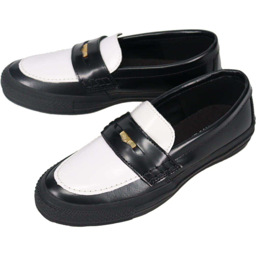 ４月限定！最大全額ポイント還元※要エントリー コンバース CONVERSE スニーカー オールスター コインローファー ALL STAR COINLOAFER ブラック/ホワイト 【GJOK】