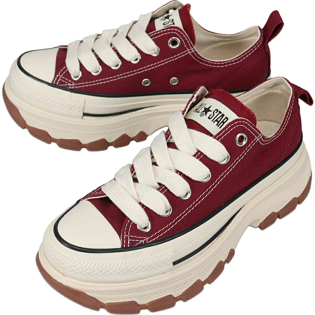 ４月限定！最大全額ポイント還元※要エントリー コンバース CONVERSE スニーカー オールスター トレックウエーブ FS OX ALL STAR TREKWAVE FS OX バーガンディー BURGUND 1SE817【GJON】