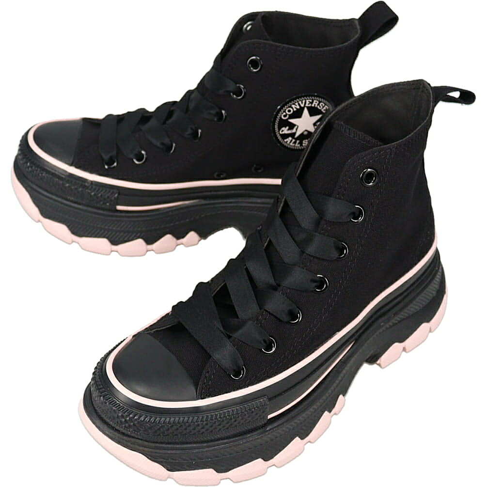 ４月限定！最大全額ポイント還元※要エントリー コンバース CONVERSE スニーカー オールスター トレックウエーブ BP HI ALL STAR TREKWAVE BP HI ブラック BLACK 1SE820【GJON】