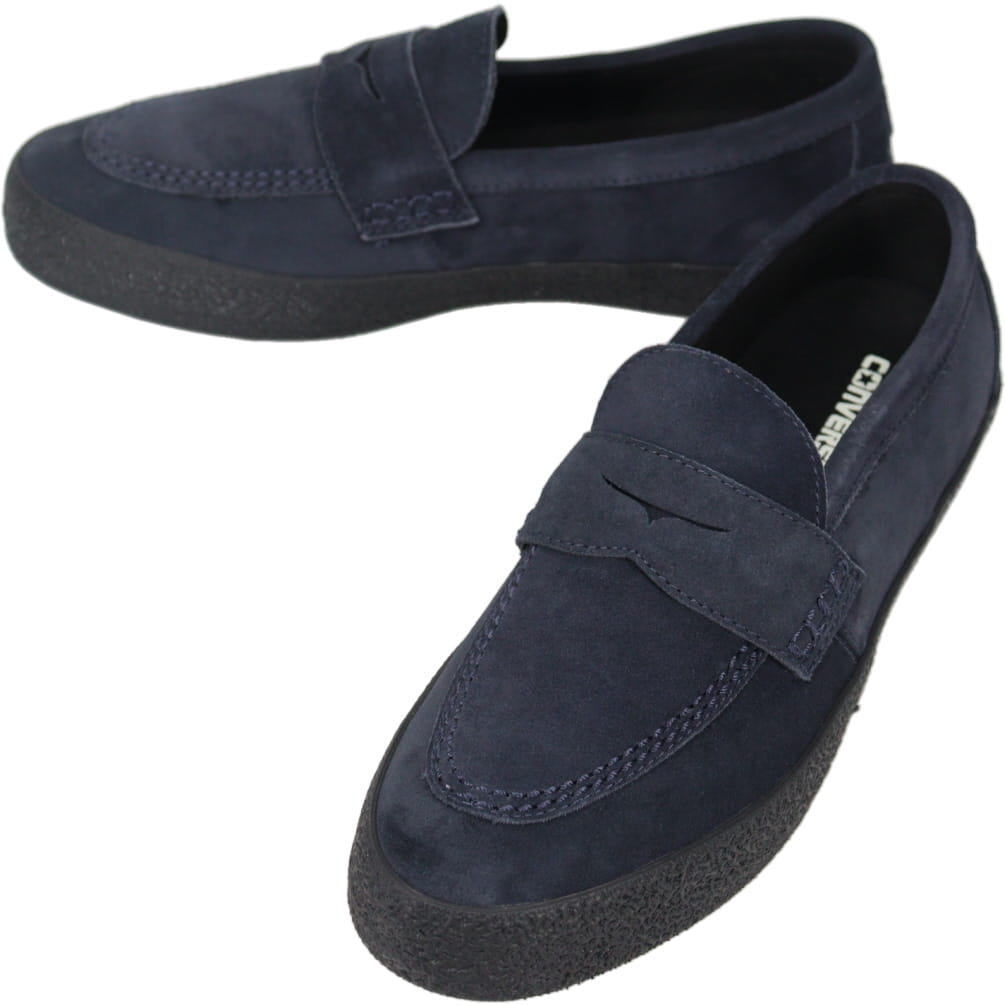 ４月限定！最大全額ポイント還元※要エントリー コンバース CONVERSE CS ローファー 2 スケート CS LOAFER II SK ネイビー/ブラック 1SF040 33702640【GKOG】