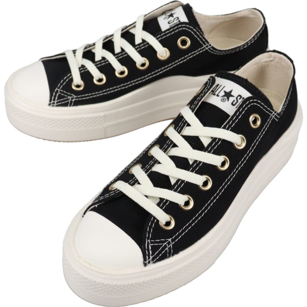 ４月限定！最大全額ポイント還元※要エントリー コンバース CONVERSE スニーカー オールスター ライト PLTS 2 GE OX ALL STAR LIGHT PLTS 2 GE OX ブラック BLACK 1SF087 31318000【GKOH】