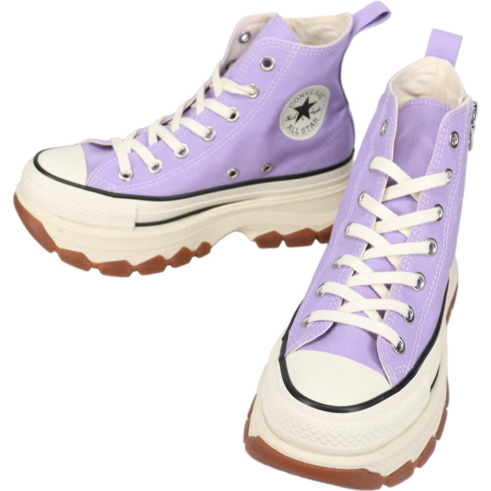 ４月限定！最大全額ポイント還元※要エントリー コンバース CONVERSE スニーカー オールスター トレックウエーブ ジップ ハイ ALL STAR TREKWAVE Z HI ライトパープル 1SE911 31317370 【GKOH】 12,375円