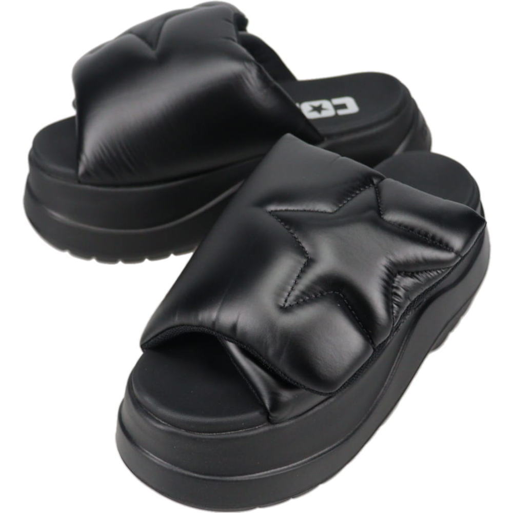 ４月限定！最大全額ポイント還元※要エントリー コンバース CONVERSE サンダル チューイー PS MT CHEWY PS MT ブラック 33800111【GKOI】