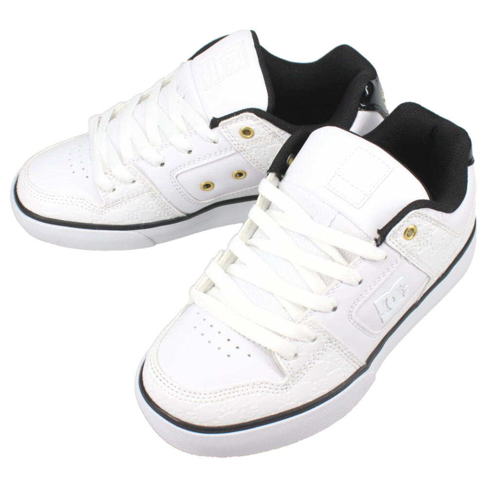４月限定！最大全額ポイント還元※要エントリー ディーシーシューズ DC SHOES スニーカー ピュア SE SN PURE SE SN ホワイト/シルバースパークル DM234027 WKL【GHOM】
