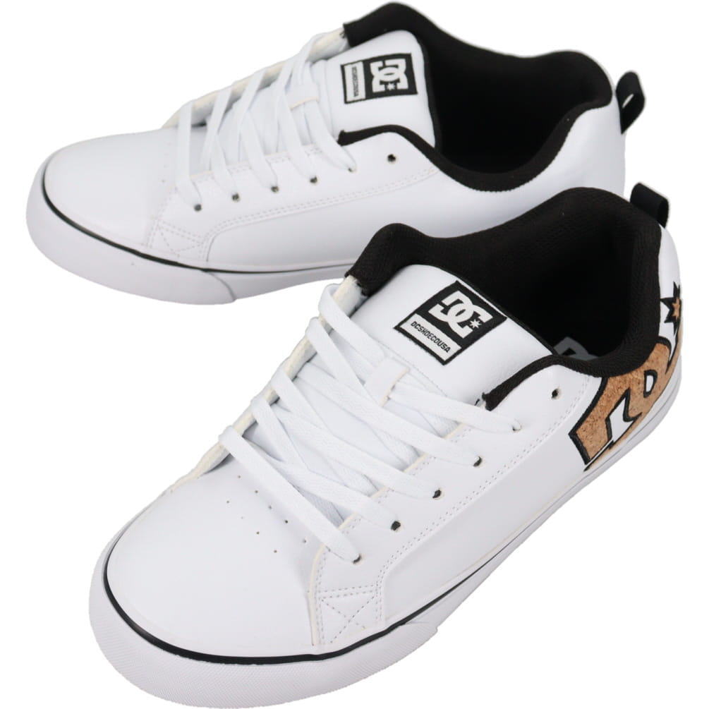 ４月限定！最大全額ポイント還元※要エントリー ディーシーシューズ DC SHOES スニーカー コート バルク SE SN COURT VULC SE SN ホワイト/コルク DM262305 WCR 【GKOH】