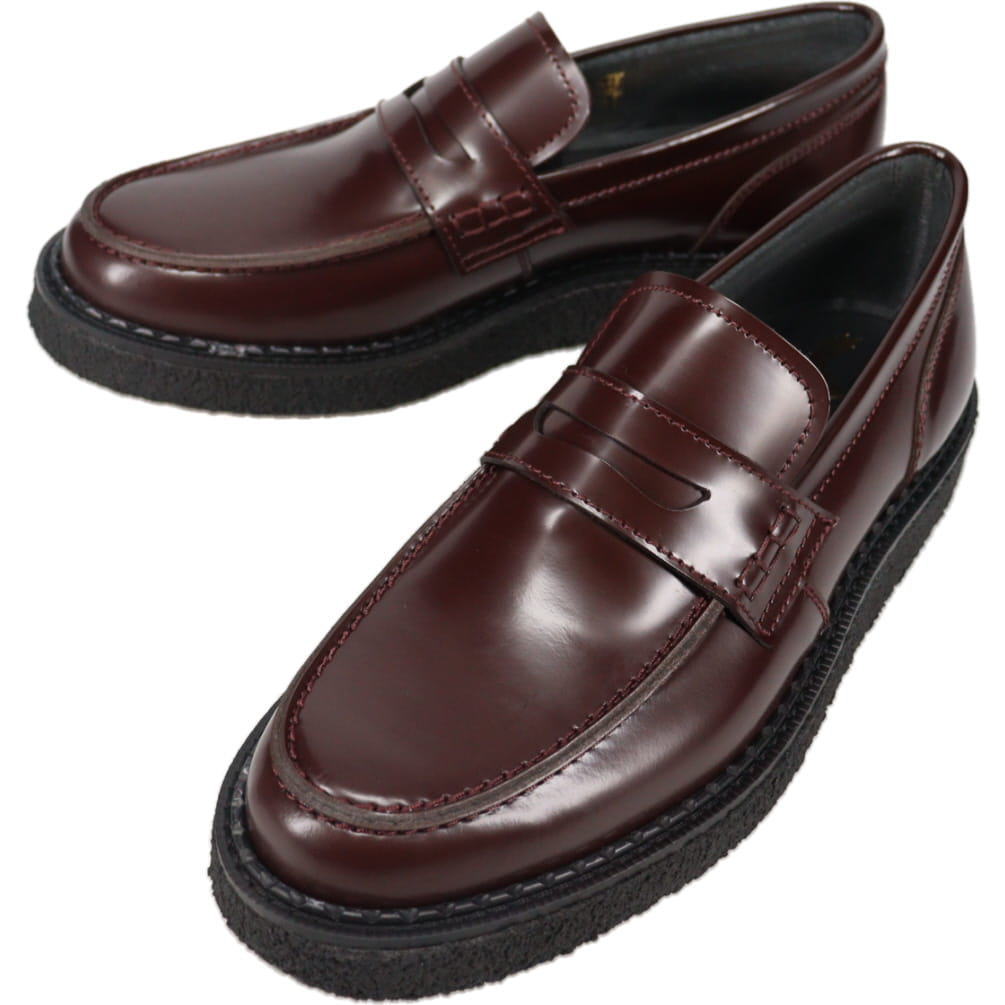 ４月限定！最大全額ポイント還元※要エントリー フレッドペリー FRED PERRY ジョージコックス X フレッドペリー ペニー ローファー レザー George Cox X Fred Perry Penny Loafer Leather オックスブラッド SB1345 597【GKOH】 32,175円